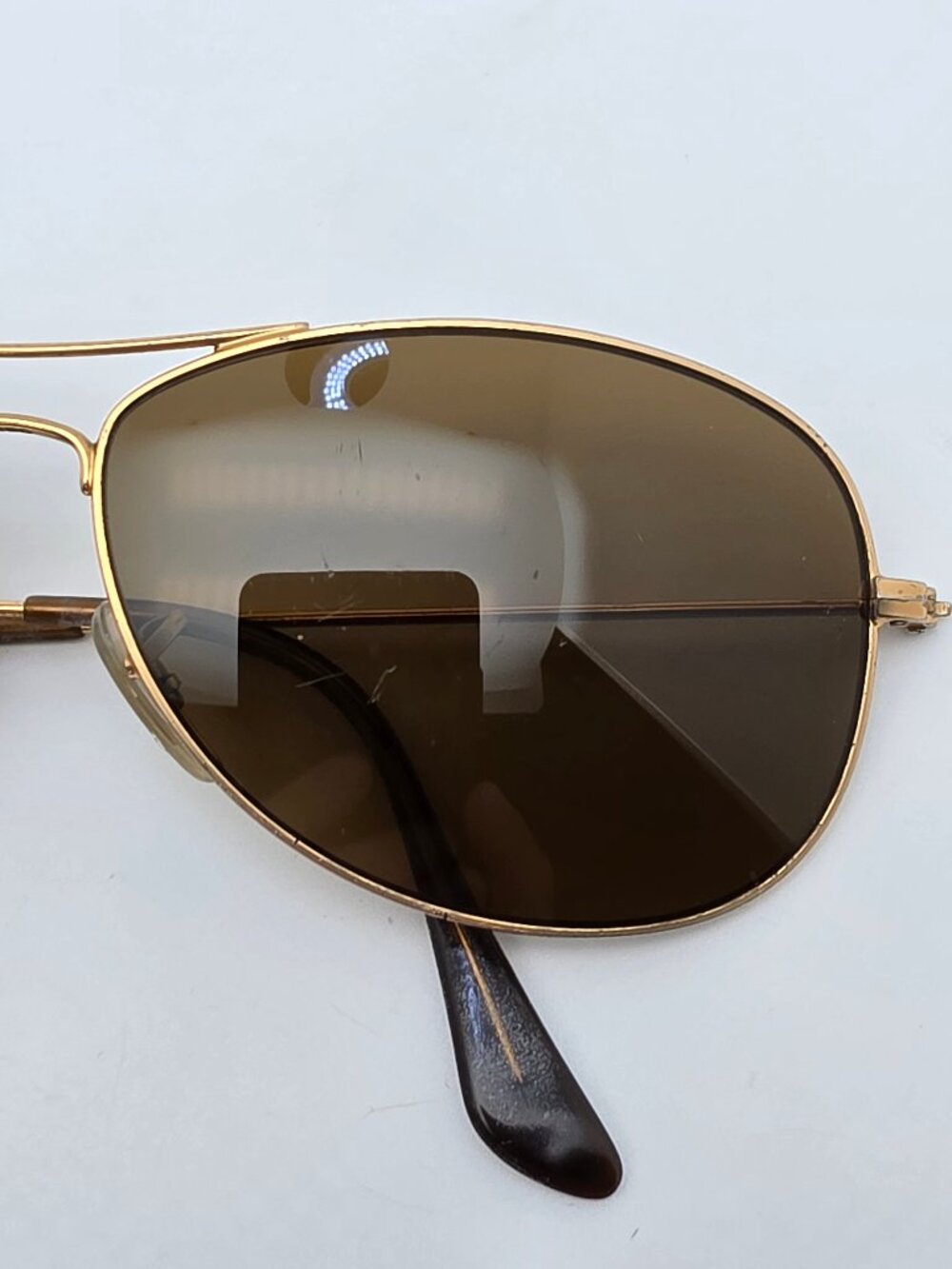 Ray-Ban RB3362 Cockpit Gold Frame Polarized Brown B-15 Lens Aviator Sunglasses - Picture 14 of 16